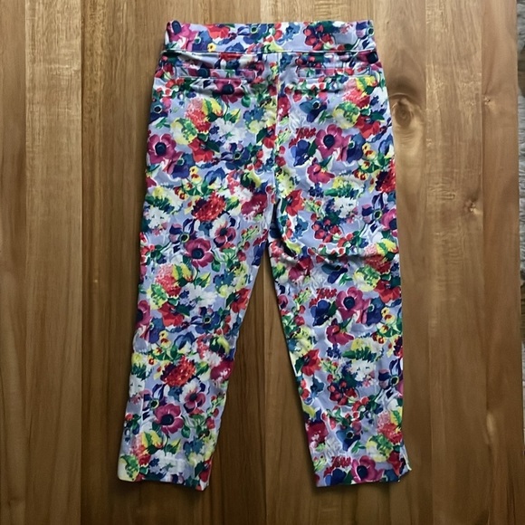 Janie and Jack Anemone Floral Pants, size 5 - Picture 4 of 4